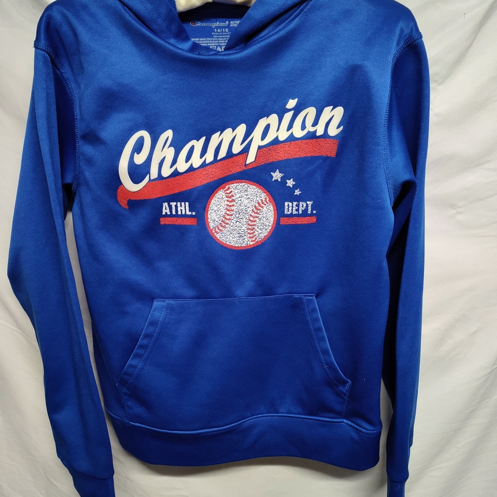 Champion Blue Kids Hoodie